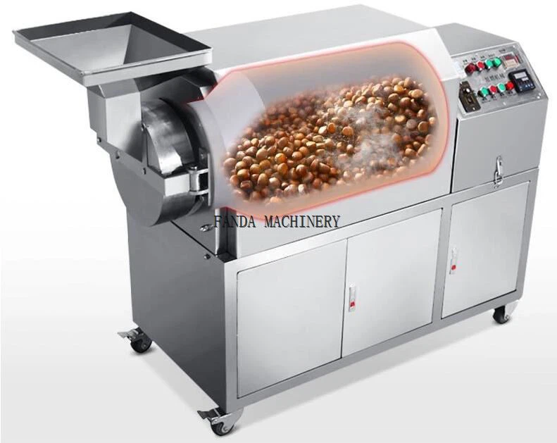 nuts roasting machine3